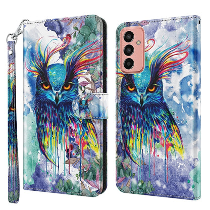 3D Painting Pattern TPU + PU Leather Phone Case, For Samsung Galaxy A23 4G/5G, For Samsung Galaxy M13 4G, For Samsung Galaxy M33, For Samsung Galaxy M53
