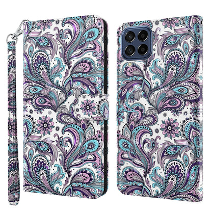 3D Painting Pattern TPU + PU Leather Phone Case, For Samsung Galaxy A23 4G/5G, For Samsung Galaxy M13 4G, For Samsung Galaxy M33, For Samsung Galaxy M53