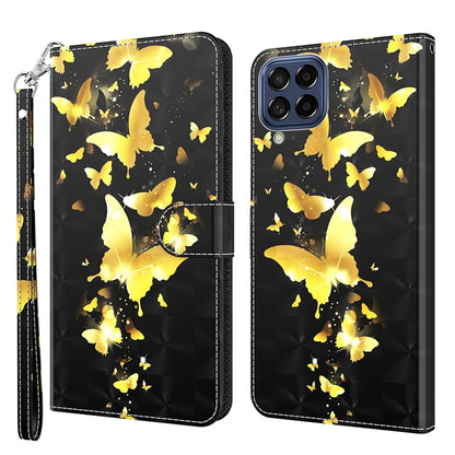 3D Painting Pattern TPU + PU Leather Phone Case, For Samsung Galaxy A23 4G/5G, For Samsung Galaxy M13 4G, For Samsung Galaxy M33, For Samsung Galaxy M53