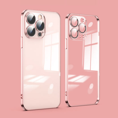 Dustproof Glass Lens Protection Electroplating Phone Case, For iPhone 14, For iPhone 14 Plus, For iPhone 14 Pro, For iPhone 14 Pro Max, For iPhone 13