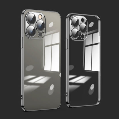 Dustproof Glass Lens Protection Electroplating Phone Case, For iPhone 14, For iPhone 14 Plus, For iPhone 14 Pro, For iPhone 14 Pro Max, For iPhone 13