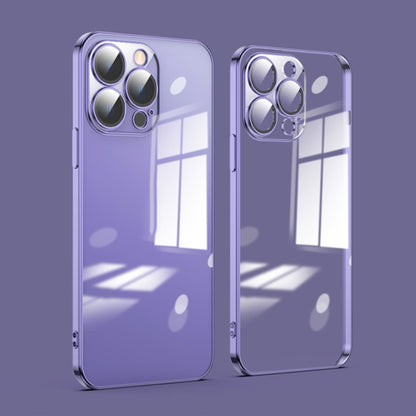 Dustproof Glass Lens Protection Electroplating Phone Case, For iPhone 14, For iPhone 14 Plus, For iPhone 14 Pro, For iPhone 14 Pro Max, For iPhone 13