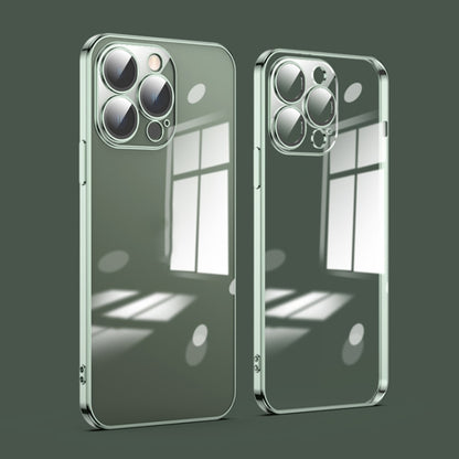Dustproof Glass Lens Protection Electroplating Phone Case, For iPhone 14, For iPhone 14 Plus, For iPhone 14 Pro, For iPhone 14 Pro Max, For iPhone 13