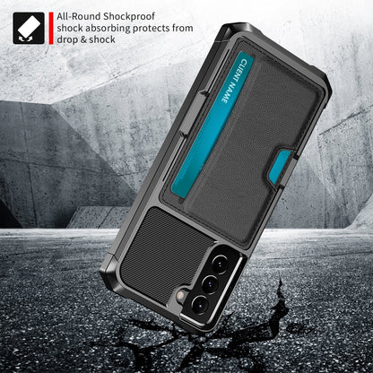 ZM02 Card Slot Holder Phone Case, For Samsung Galaxy S22 5G, For Samsung Galaxy S22+ 5G, For Samsung Galaxy S22 Ultra 5G, For Samsung Galaxy S21 5G, For Samsung Galaxy S21 FE 5G, For Samsung Galaxy S21+ 5G, For Samsung Galaxy S21 Ultra 5G              ...