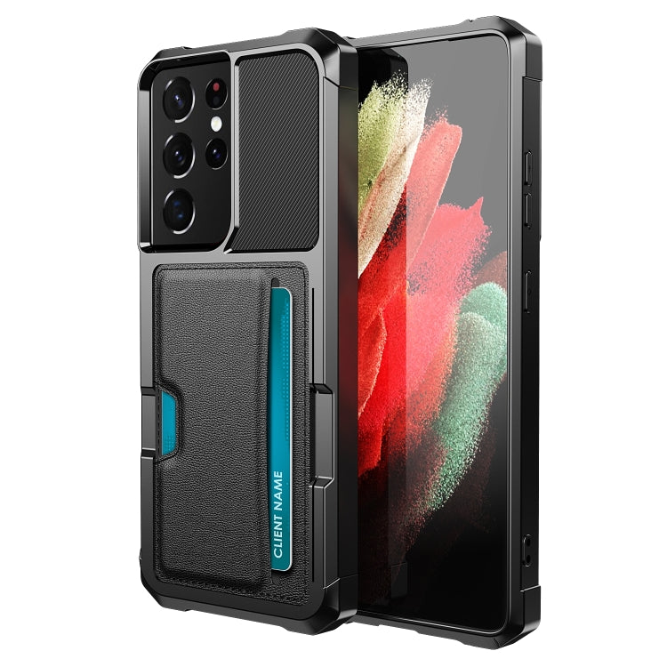ZM02 Card Slot Holder Phone Case, For Samsung Galaxy S22 5G, For Samsung Galaxy S22+ 5G, For Samsung Galaxy S22 Ultra 5G, For Samsung Galaxy S21 5G, For Samsung Galaxy S21 FE 5G, For Samsung Galaxy S21+ 5G, For Samsung Galaxy S21 Ultra 5G              ...