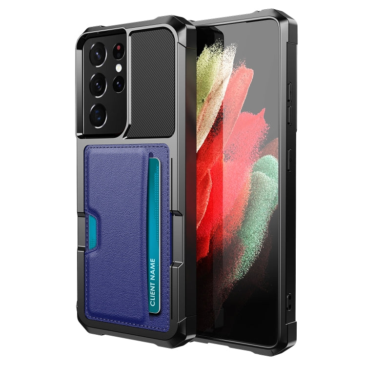 ZM02 Card Slot Holder Phone Case, For Samsung Galaxy S22 5G, For Samsung Galaxy S22+ 5G, For Samsung Galaxy S22 Ultra 5G, For Samsung Galaxy S21 5G, For Samsung Galaxy S21 FE 5G, For Samsung Galaxy S21+ 5G, For Samsung Galaxy S21 Ultra 5G              ...