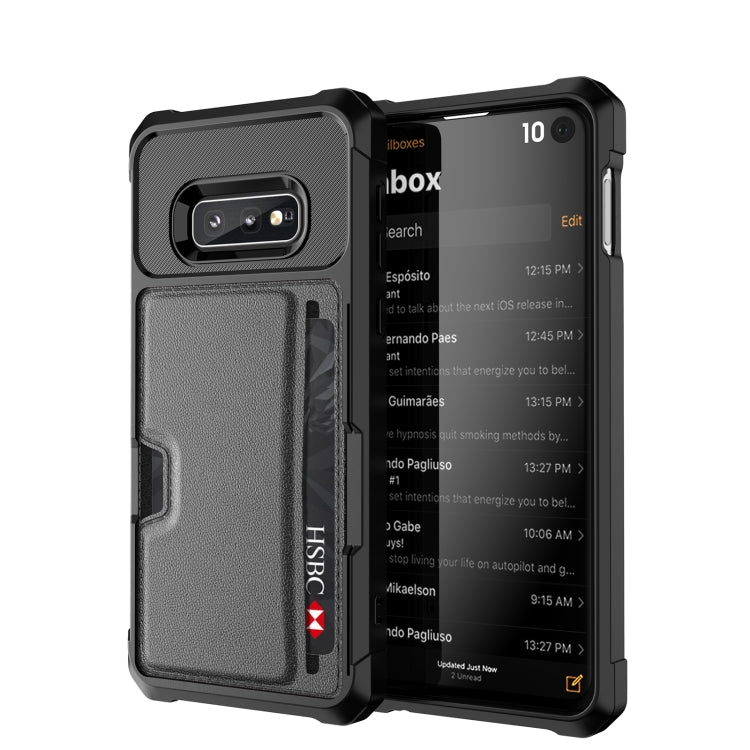 ZM02 Card Slot Holder Phone Case, For Samsung Galaxy S10e, For Samsung Galaxy Note10, For Samsung Galaxy Note10+, For Samsung Galaxy Note9, For Samsung Galaxy S9, For Samsung Galaxy S9+
