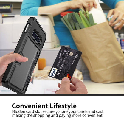 ZM02 Card Slot Holder Phone Case, For Samsung Galaxy S10e, For Samsung Galaxy Note10, For Samsung Galaxy Note10+, For Samsung Galaxy Note9, For Samsung Galaxy S9, For Samsung Galaxy S9+