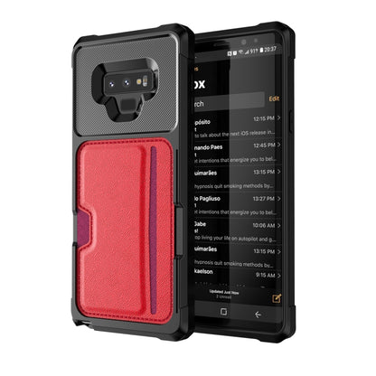 ZM02 Card Slot Holder Phone Case, For Samsung Galaxy S10e, For Samsung Galaxy Note10, For Samsung Galaxy Note10+, For Samsung Galaxy Note9, For Samsung Galaxy S9, For Samsung Galaxy S9+