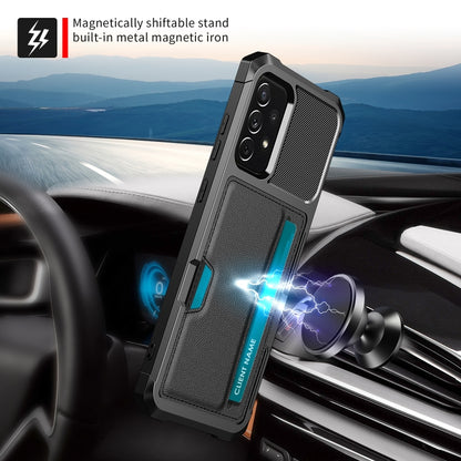 ZM02 Card Slot Holder Phone Case, For Samsung Galaxy A73 5G, For Samsung Galaxy A53 5G, For Samsung Galaxy A33 5G