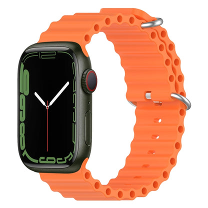 Ocean Silicone Watch Band, For Apple Watch Series 8&7 41mm, For Apple Watch Series 8&7 41mm / SE 2&6&SE&5&4 40mm, For Apple Watch Series 9&8&7 41mm / SE 3& SE 2&6&SE&5&4 40mm
