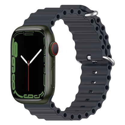 Ocean Silicone Watch Band, For Apple Watch Series 8&7 41mm, For Apple Watch Series 8&7 41mm / SE 2&6&SE&5&4 40mm, For Apple Watch Series 9&8&7 41mm / SE 3& SE 2&6&SE&5&4 40mm