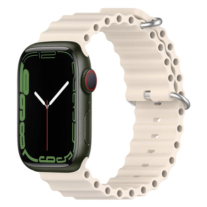 Ocean Silicone Watch Band, For Apple Watch Series 8&7 41mm, For Apple Watch Series 8&7 41mm / SE 2&6&SE&5&4 40mm, For Apple Watch Series 9&8&7 41mm / SE 3& SE 2&6&SE&5&4 40mm