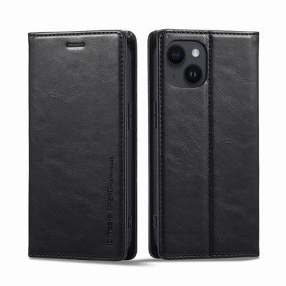 LC.IMEEKE RFID Anti-theft Leather Phone Case, For iPhone 13, For iPhone 13 Mini, For iPhone 14, For iPhone 14 Plus