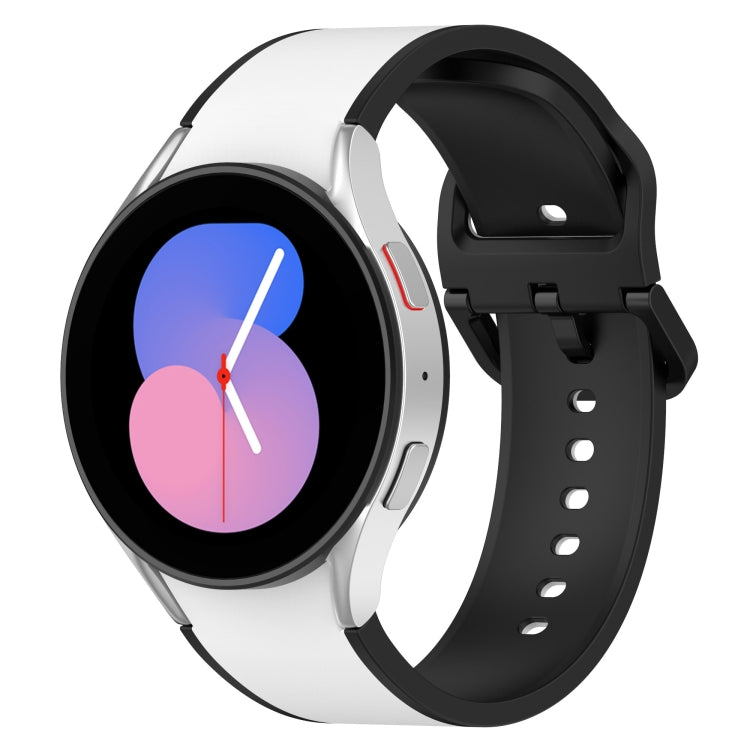Two-color Silicone Watch Band, For Samsung Galaxy Watch5 40mm / 44mm