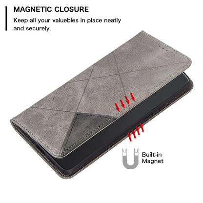 Prismatic Invisible Magnetic Leather Phone Case, For vivo Y35/Y22, For Xiaomi Redmi A1/Redmi A1+, For Samsung Galaxy A04 4G, For Samsung Galaxy A23e 5G