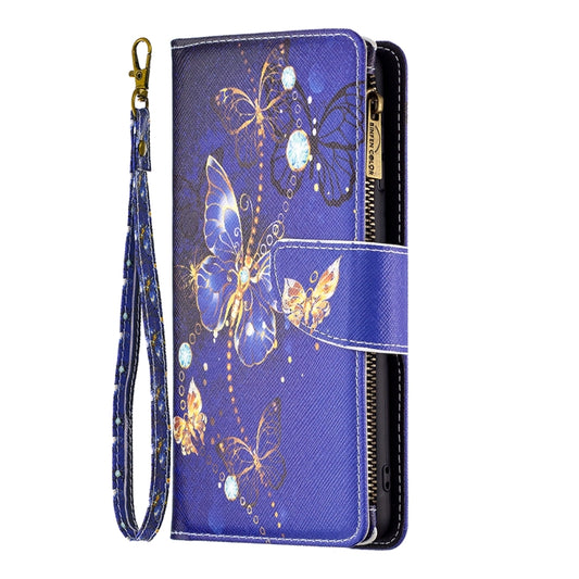 Colored Drawing Pattern Zipper Phone Leather Case, For vivo Y35/Y22, For Xiaomi Redmi A1/Redmi A1+, For Samsung Galaxy A04 4G, For Samsung Galaxy A23e 5G