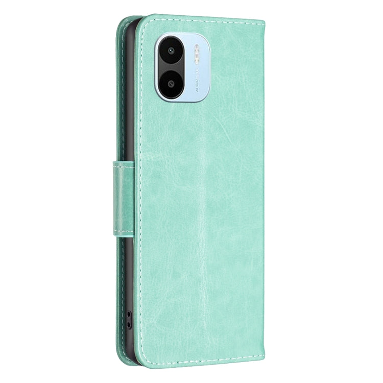 Two Butterflies Embossing Leather Phone Case, For vivo Y35/Y22, For Xiaomi Redmi A1/A1+, For Samsung Galaxy A04 4G, For Samsung Galaxy A23e 5G