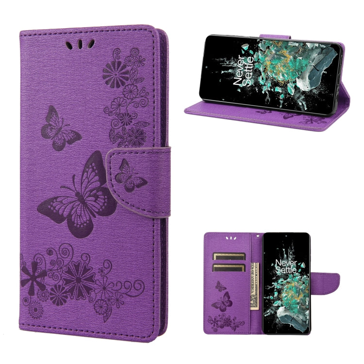 Butterfly Embossed Horizontal Flip Leather Phone Case, For Motorola Moto G42, For OnePlus 10T, For Samsung Galaxy A04, For Asus Zenfone 9