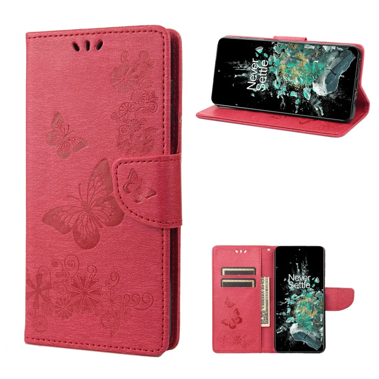 Butterfly Embossed Horizontal Flip Leather Phone Case, For Motorola Moto G42, For OnePlus 10T, For Samsung Galaxy A04, For Asus Zenfone 9