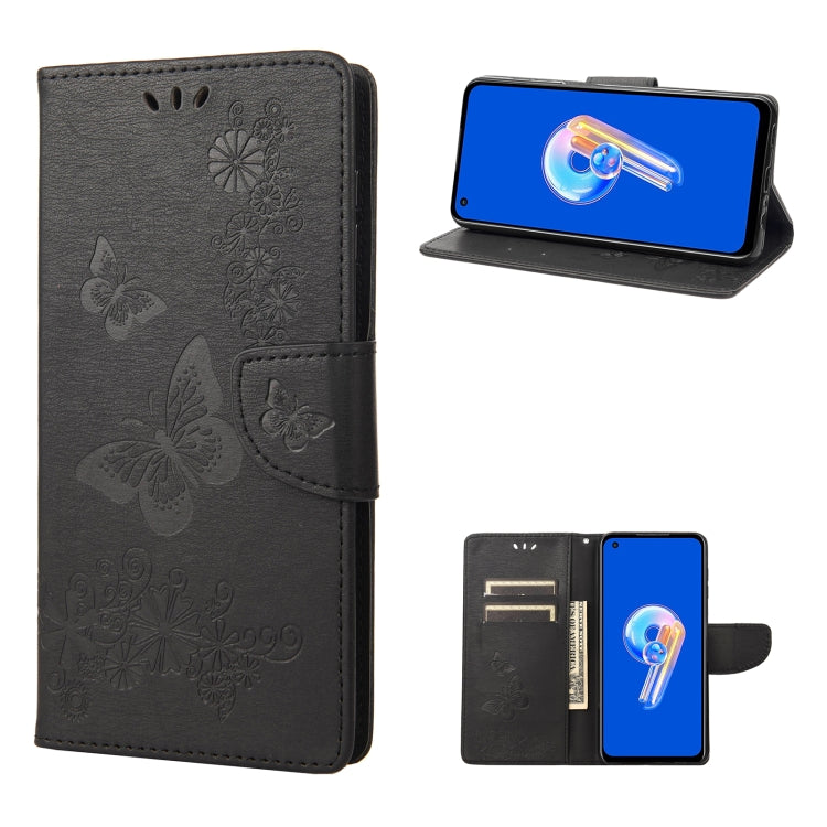 Butterfly Embossed Horizontal Flip Leather Phone Case, For Motorola Moto G42, For OnePlus 10T, For Samsung Galaxy A04, For Asus Zenfone 9