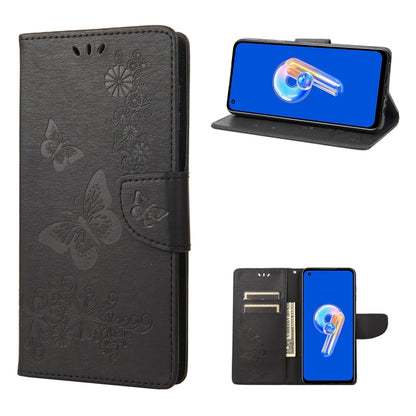 Butterfly Embossed Horizontal Flip Leather Phone Case, For Motorola Moto G42, For OnePlus 10T, For Samsung Galaxy A04, For Asus Zenfone 9