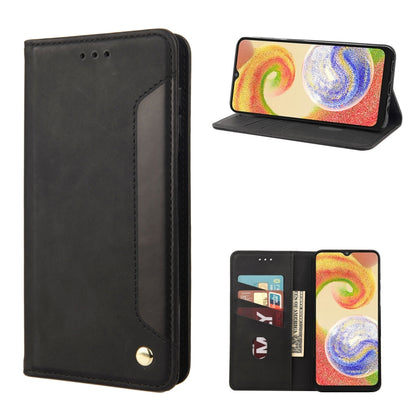 Skin Feel Splicing Leather Phone Case, For Motorola Moto G42, For OnePlus 10T, For Samsung Galaxy A04, For Asus Zenfone 9