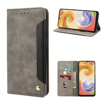 Skin Feel Splicing Leather Phone Case, For Motorola Moto G42, For OnePlus 10T, For Samsung Galaxy A04, For Asus Zenfone 9