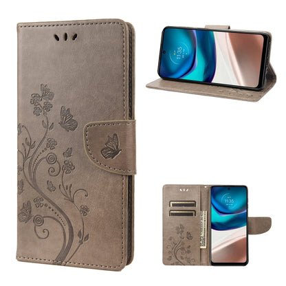 Butterfly Flower Pattern Flip Leather Phone Case, For Motorola Moto G42, For OnePlus 10T, For Samsung Galaxy A04, For Asus Zenfone 9