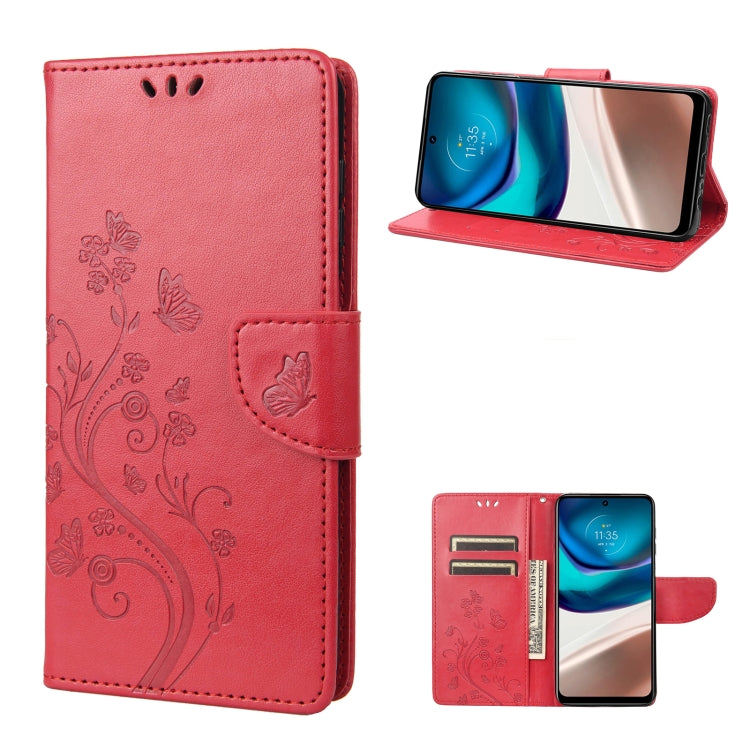 Butterfly Flower Pattern Flip Leather Phone Case, For Motorola Moto G42, For OnePlus 10T, For Samsung Galaxy A04, For Asus Zenfone 9