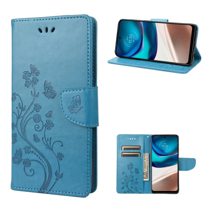Butterfly Flower Pattern Flip Leather Phone Case, For Motorola Moto G42, For OnePlus 10T, For Samsung Galaxy A04, For Asus Zenfone 9