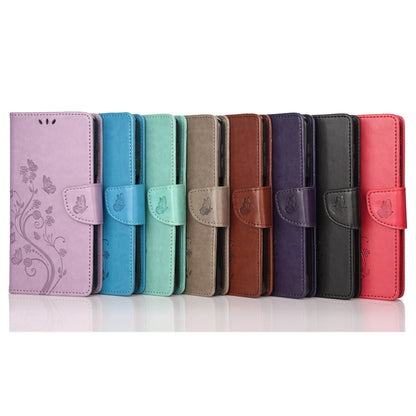 Butterfly Flower Pattern Flip Leather Phone Case, For Motorola Moto G42, For OnePlus 10T, For Samsung Galaxy A04, For Asus Zenfone 9