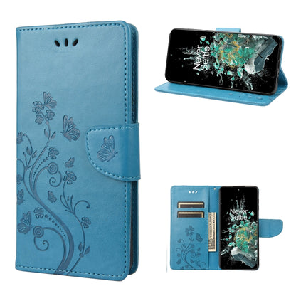 Butterfly Flower Pattern Flip Leather Phone Case, For Motorola Moto G42, For OnePlus 10T, For Samsung Galaxy A04, For Asus Zenfone 9