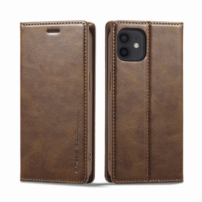 LC.IMEEKE RFID Anti-theft Leather Phone Case, For iPhone 12 mini, For iPhone 11, For iPhone 11 Pro, For iPhone 11 Pro Max