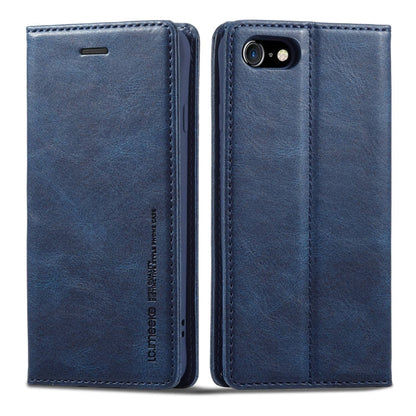 LC.IMEEKE RFID Anti-theft Leather Phone Case, For iPhone SE 2022 / SE 2020 / 8 / 7, For iPhone XS Max, For iPhone XS / X, For iPhone XR, For iPhone 8 Plus / 7 Plus, For Samsung Galaxy S21 5G, For Samsung Galaxy S21+ 5G