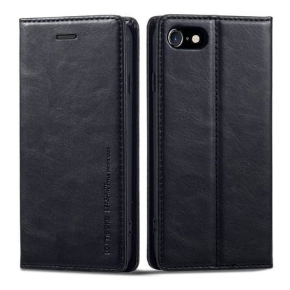 LC.IMEEKE RFID Anti-theft Leather Phone Case, For iPhone SE 2022 / SE 2020 / 8 / 7, For iPhone XS Max, For iPhone XS / X, For iPhone XR, For iPhone 8 Plus / 7 Plus, For Samsung Galaxy S21 5G, For Samsung Galaxy S21+ 5G
