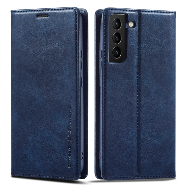 LC.IMEEKE RFID Anti-theft Leather Phone Case, For iPhone SE 2022 / SE 2020 / 8 / 7, For iPhone XS Max, For iPhone XS / X, For iPhone XR, For iPhone 8 Plus / 7 Plus, For Samsung Galaxy S21 5G, For Samsung Galaxy S21+ 5G