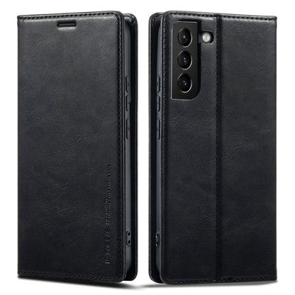 LC.IMEEKE RFID Anti-theft Leather Phone Case, For iPhone SE 2022 / SE 2020 / 8 / 7, For iPhone XS Max, For iPhone XS / X, For iPhone XR, For iPhone 8 Plus / 7 Plus, For Samsung Galaxy S21 5G, For Samsung Galaxy S21+ 5G