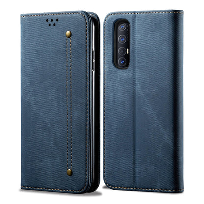 Denim Texture Casual Style Horizontal Flip Leather Case with Holder & Card Slots & Wallet, For OPPO A8 / A31 (2020), For OPPO A91 / F15 / Reno 3, For OPPO Find X2, For OPPO Find X2 Pro, For OPPO Realme X50, For OPPO Realme X50 Pro, For OPPO Realme 6 Pr...