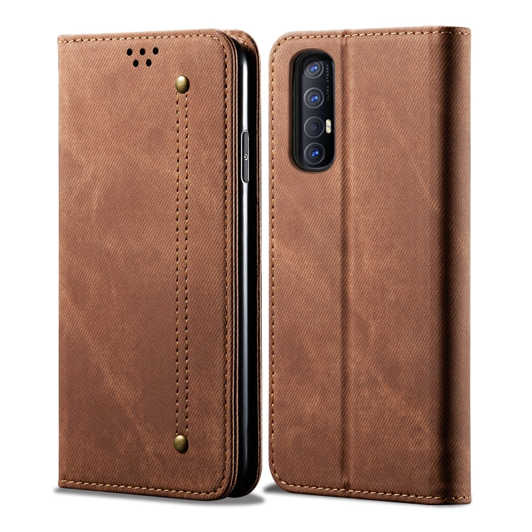 Denim Texture Casual Style Horizontal Flip Leather Case with Holder & Card Slots & Wallet, For OPPO A8 / A31 (2020), For OPPO A91 / F15 / Reno 3, For OPPO Find X2, For OPPO Find X2 Pro, For OPPO Realme X50, For OPPO Realme X50 Pro, For OPPO Realme 6 Pr...