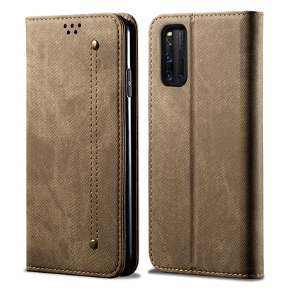 Denim Texture Casual Style Horizontal Flip Leather Case with Holder & Card Slots & Wallet, For Vivo IQOO 3