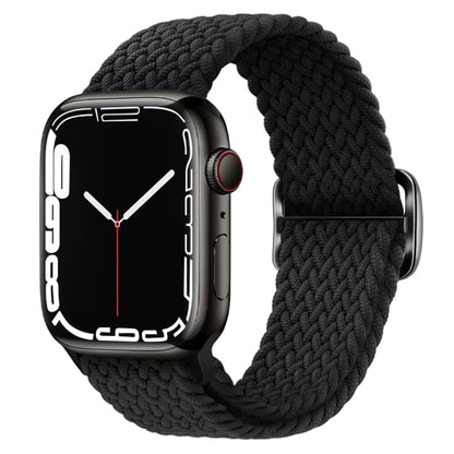 Buckle Nylon Braided Watch Band, For Apple Watch Ultra 49mm / Series 8&7 45mm / SE 2&6&SE&5&4 44mm / 3&2&1 42mm