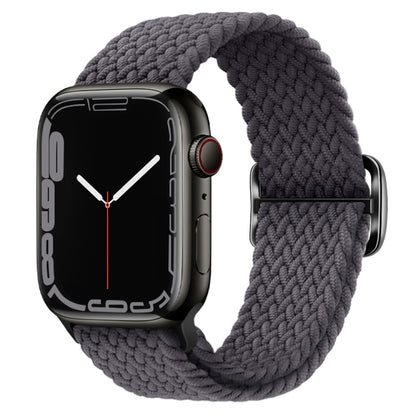 Buckle Nylon Braided Watch Band, For Apple Watch Ultra 49mm / Series 8&7 45mm / SE 2&6&SE&5&4 44mm / 3&2&1 42mm