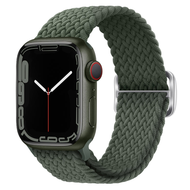 Buckle Nylon Braided Watch Band, For Apple Watch Series 8&7 41mm / SE 2&6&SE&5&4 40mm / 3&2&1 38mm, For Apple Watch Series 8&7 41mm / SE 2