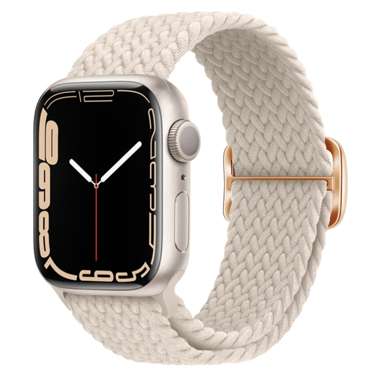 Buckle Nylon Braided Watch Band, For Apple Watch Series 8&7 41mm / SE 2&6&SE&5&4 40mm / 3&2&1 38mm, For Apple Watch Series 8&7 41mm / SE 2