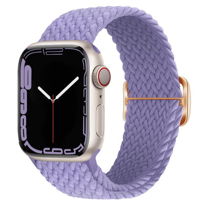 Buckle Nylon Braided Watch Band, For Apple Watch Series 8&7 41mm / SE 2&6&SE&5&4 40mm / 3&2&1 38mm, For Apple Watch Series 8&7 41mm / SE 2