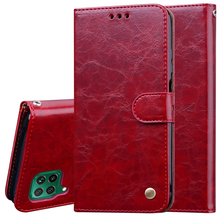 Business Style Oil Wax Texture Horizontal Flip Leather Case, with Holder & Card Slots & Wallet, For Xiaomi Redmi Note 9 Pro, For Huawei P40 Lite, For Huawei P40, For Galaxy M31