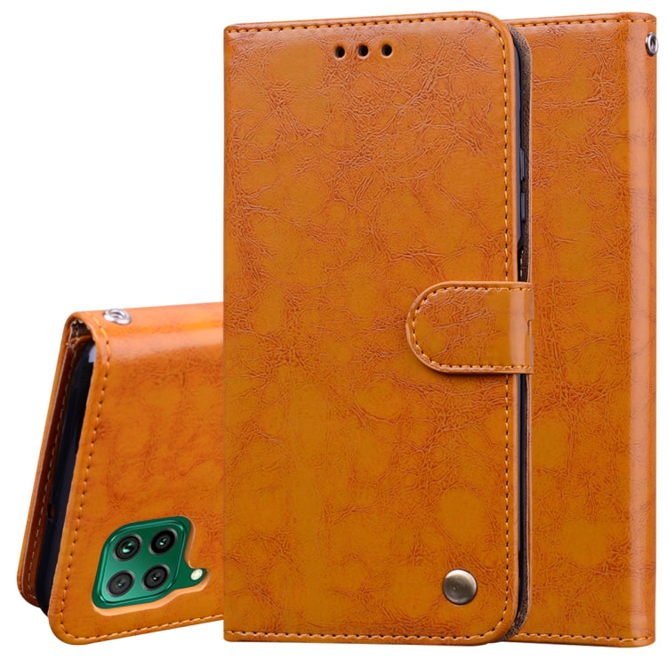 Business Style Oil Wax Texture Horizontal Flip Leather Case, with Holder & Card Slots & Wallet, For Xiaomi Redmi Note 9 Pro, For Huawei P40 Lite, For Huawei P40, For Galaxy M31