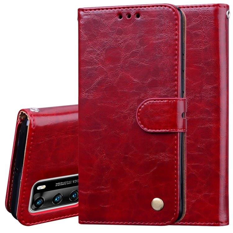 Business Style Oil Wax Texture Horizontal Flip Leather Case, with Holder & Card Slots & Wallet, For Xiaomi Redmi Note 9 Pro, For Huawei P40 Lite, For Huawei P40, For Galaxy M31