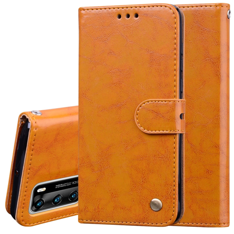 Business Style Oil Wax Texture Horizontal Flip Leather Case, with Holder & Card Slots & Wallet, For Xiaomi Redmi Note 9 Pro, For Huawei P40 Lite, For Huawei P40, For Galaxy M31